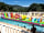 Parc Bellevue: Inflatable course in the swimming pool