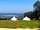Nettwood Country Breaks: Valley View bell tents enjoying a spectacular view of Chew Valley Lake