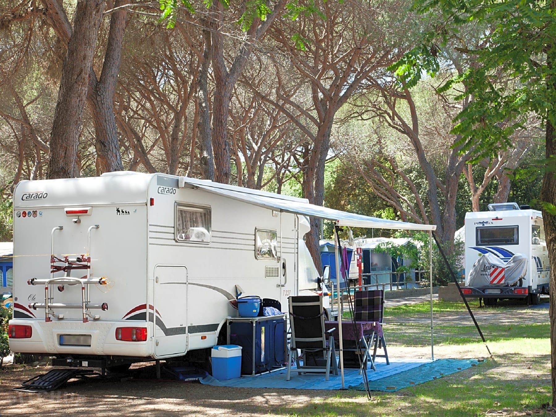 Camping: ¿Necesita un toldo o una persiana para su caravana? - En el  momento de la reserva 