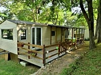 A large holiday home with wooden terrace A large holiday home with wooden terrace