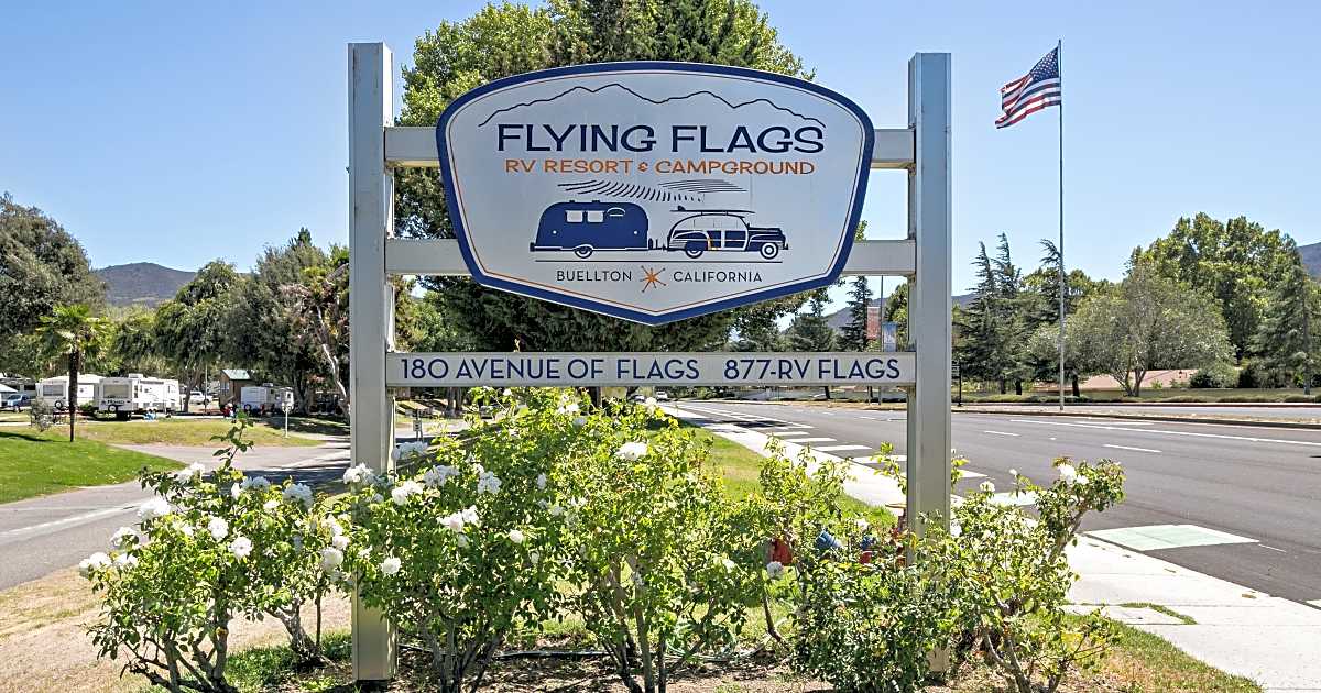 Flying Flags Rv Resort Campground Map Flying Flags Rv Resort And Campground, Buellton - Pitchup®