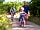 Tattershall Lakes Country Park: Family cycling through Tattershall Country Park