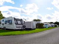 Tourer on grass pitch Tourer on grass pitch