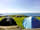 Caerfai Bay Caravan and Tent Park: Camping at Caerfai, view from KR rock