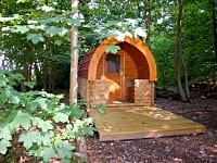 Bluebell pod without its outside furniture Bluebell pod without its outside furniture