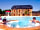Camping La Boissière: Swimming pool and hot tub with a view of the reception building