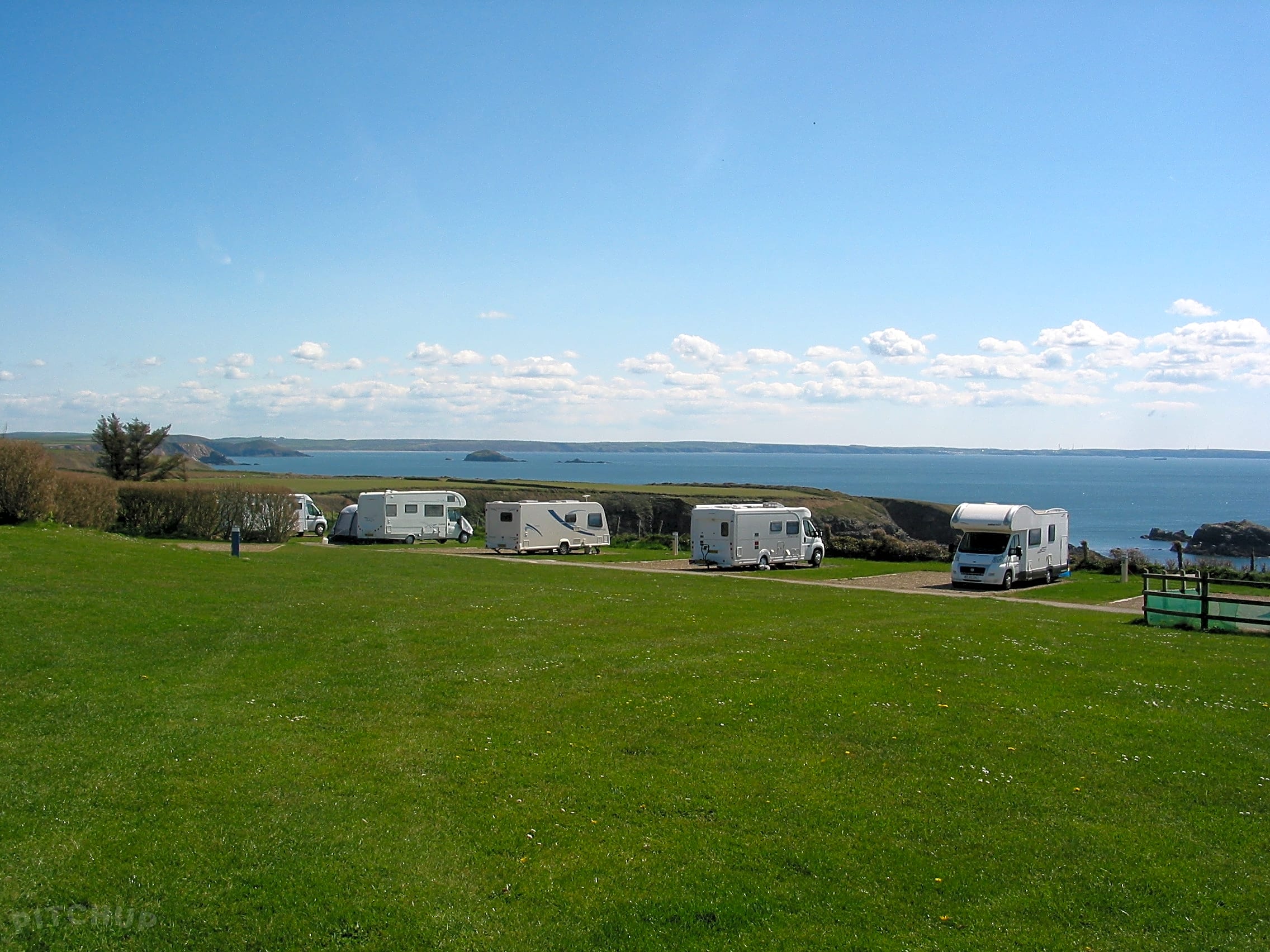 Caerfai shop bay campsite