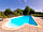 Just One Bell Tent: Outdoor heated swimming pool