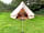 Ducklings Den: Bell tent exterior