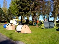 Spacious grass pitches Spacious grass pitches