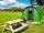 Drymen Camping: Green Pod with picnic bench (photo added by manager on 22/08/2022)