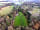 Hoddom Castle Caravan Park: Aerial view from the rear of the site towards the river