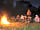 Wookey Farm: Communal campfire