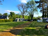 Large grass camping pitches Large grass camping pitches
