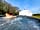 Gilfach Gower Farm: Hot tub by the yurt