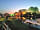 Ye Olde Swan: View of pub and bridge from campsite at night (photo added by  on 23/04/2019)
