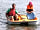 Tamar Lakes Campsite: Hire a pedal boat