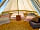 Glorious Glamping: Bell tent interior