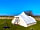 The Lazy Buzzards: Outside bell tent