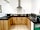 Caerfai Bay Caravan and Tent Park: One of our campers kitchen - kettle, microwave, hotplate, toaster and fridge