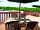 Newgrange Lodge Campsite: Decking area over looking the hill of Dowth