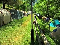 Tents on site Tents on site