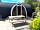 Bwlch Holiday Park: Private seating area for the pod