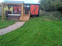 Suffolk hutje 1 slaapkamer (hot tub)