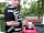 The Pastures: My hubby cooking tea outside, for our wedding anniversary
