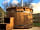 Lee Wick Farm Cottages and Camping: Log fired hot tub at the CargoPod