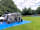 Grange Farm Lodge: Campsite showing large groundsheet in place