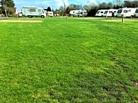 Spacious grass pitches Spacious grass pitches