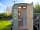 By the Red Phone Box: Converted horse trailer houses shower, wash basin and compost toilet