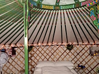 Yurt interior Yurt interior