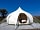 Stithians Lake Campsite: View of the bell tents