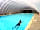 Trewan Hall Camping Site: The pool dome is up during bad weather