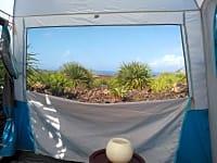 Tenda ja muntada (de luxe, vistes al mar)