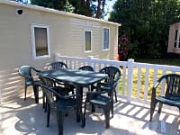 Decking and outside seating on 3 bedroom Torino Decking and outside seating on 3 bedroom Torino