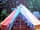 Box Cottage Bell Tent: The tent is in shade most of the day so it remains cool