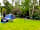 California Chalet and Touring Park: Great size pitch with plenty of playing space.