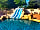 Camping Les Gros Joncs: Swimming pool with slides