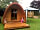 Suffolk Camping Pods: Rosie and Kitty choosing which side of the pod they want!