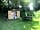 Pittaford Farm Holidays: 6m Bell tent camp kitchen and picnic table