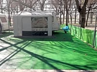 Θέση σε χαλίκι με ρεύμα (μεγάλο)