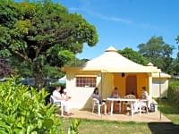 Funflower tenda de safari 2 dormitórios