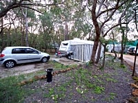 Spacious pitches with electricity point Spacious pitches with electricity point