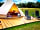 Woodland Farm Glamping: Open field bell tent