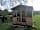 Nettwood Country Breaks: Kitchen area shared between the 2 bell tents.