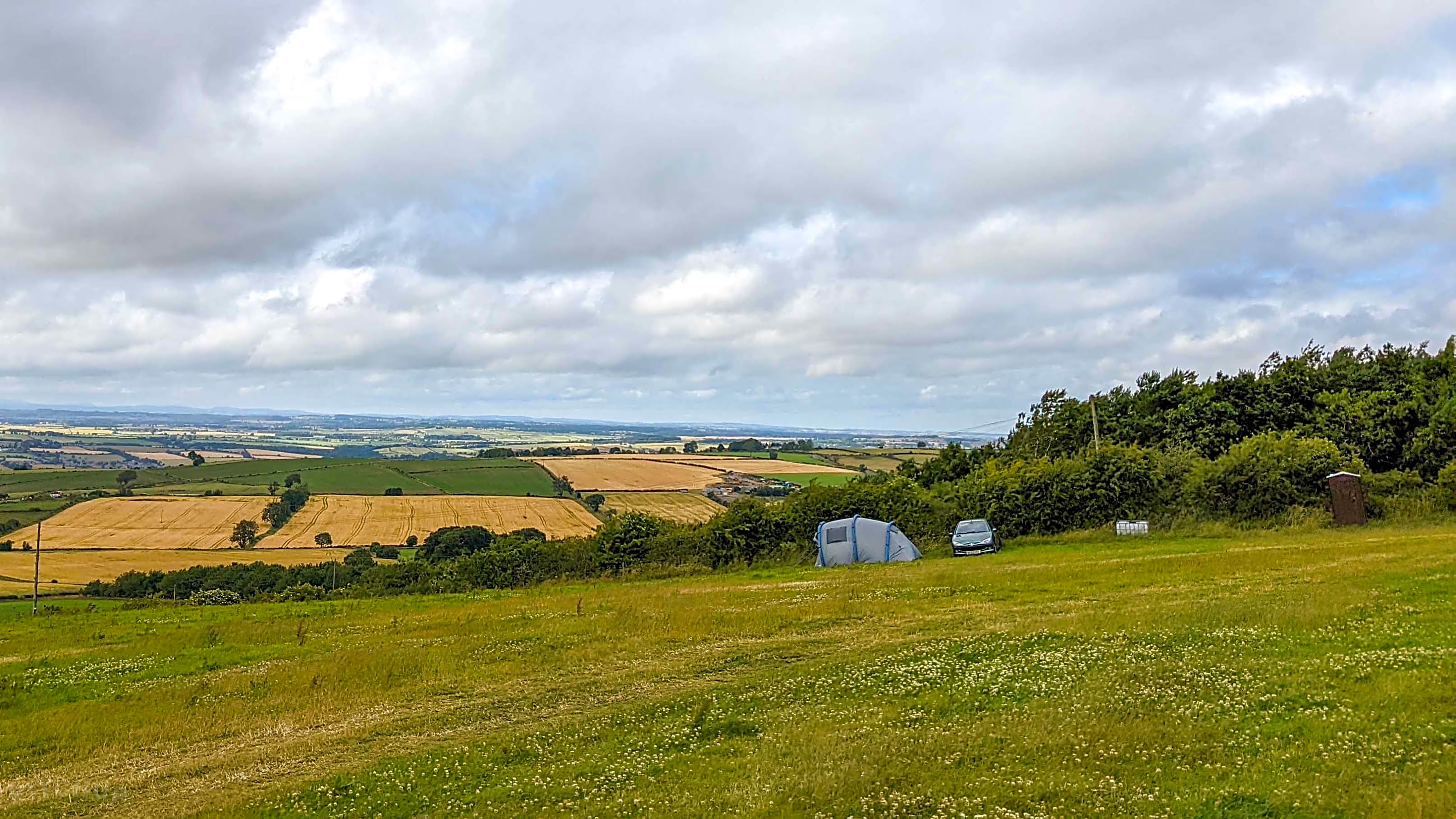 Wild Camping Northumberland, Hedley on the Hill, Northumberland