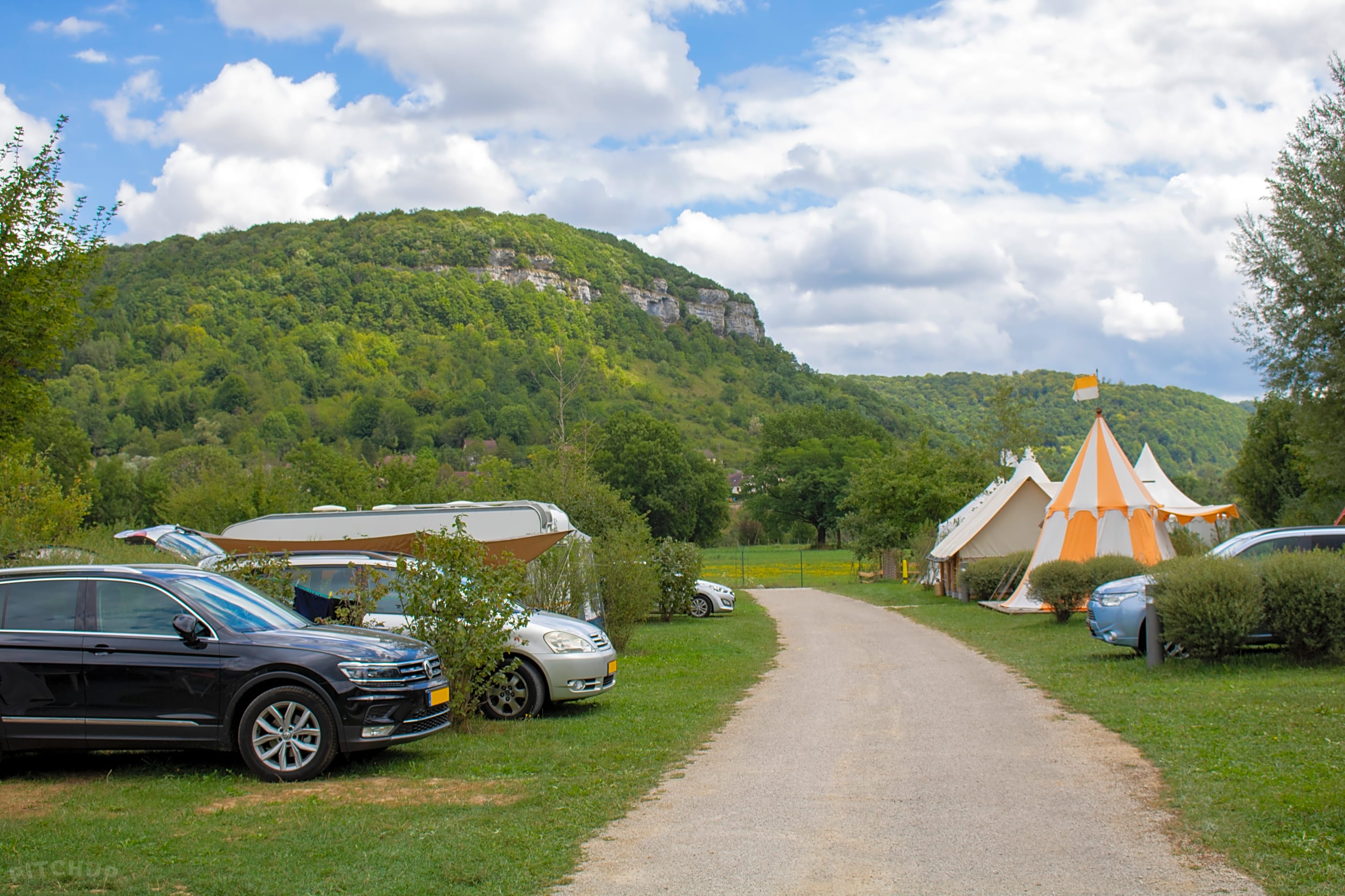 Villatent at Camping La Roche d'Ully, Ornans, Doubs Updated 2025
